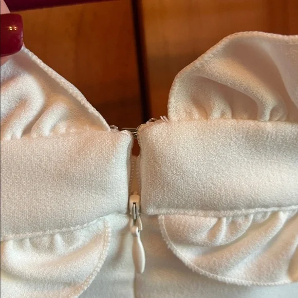 NWT Marina Ruffle Off the Shoulder Dress - Picture 6 of 12